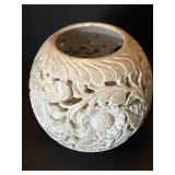 Hand Carved Soapstone Oil Burner