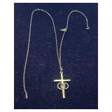 Sterling Silver Religious Pendant & Chain