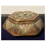 Ornate Inlaid Jewelry Box