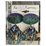 Pair Vintage Earrings