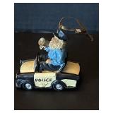 Santa Police Christmas Ornament