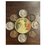 Collection of (9) Coins