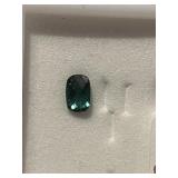 Apprx .30CT Checkerboard Teal Tourmaline