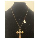 Religious Pendant on Silver Chain Russia