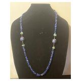 Turquoise Garnet Vintage Necklace