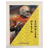 Vintage Heath Schuler PROMO Football Card