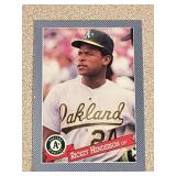 Vintage Baseball Card - Rickey Henderson