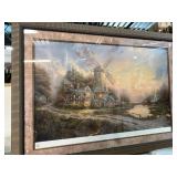 Lg Thomas Kinkade The Wind of the Spirit signed &