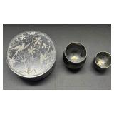 Vintage Round Asian Themed Containers