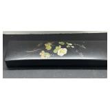 Vintage Long Asian Themed Wooden Box