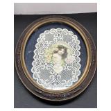 Vintage Framed Victorian Lacework