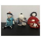 (3) Asian Doll Figurines ( Japanese) ?