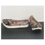 Vintage Used Hand Stitched Asian Shoes