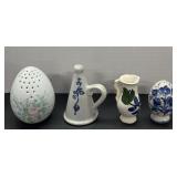Collection of Colorful Decorative Porcelain