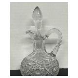 Antique Hand Blown Crystal Cruet