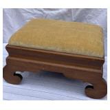 Antique Footstool w/Ogee Bracket Feet