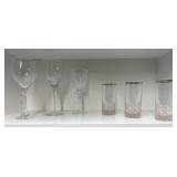 Lot of Crystal glasses