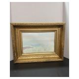 Antique Framed Oil Seascape Painting