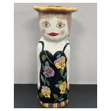 Signed Handpainted Porcelain Vase