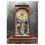 Antique Walnut Victorian Ansonia Clock