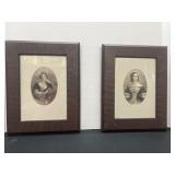 (2) Vintage Framed and Matted Artworks