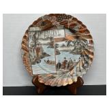 Vintage Japanese Hand Painted Plate