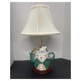 Colorful Teapot Lamp With Shade