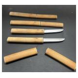 (4) Japanese Stainless Knives