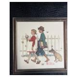 Framed Norman RockwellPrint