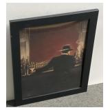 Framed Classical Bar Scene Artwork