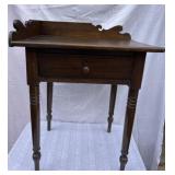 Antique Work Table w/Drawer & Key