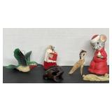 (6) Animal Inspired Deco Figurines