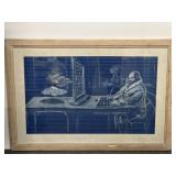 Framed & Matted  3D Artwork