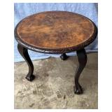 Antq. Chippendale Ball & Claw Foot Occasional