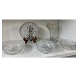 Lot of Clear Collectible Glassware