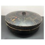 Vintage Hand Painted Wooden Box Japan