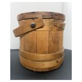Vintage Shaker Style Bucket With Lid