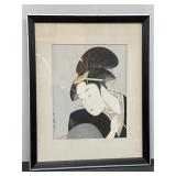 Framed & Matted Japanese Signed Artwork