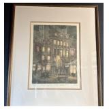 Framed Signed & Numbered Paris Scene - Paris