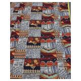 Colorful Quilted Blanket Spread