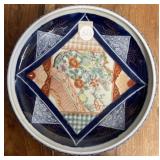 Floral Decorated Oriental Porcelain Platter