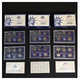 United States Mint proof Set 2002-2003-2006