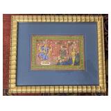 Artwork with Gold frame tone