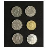 Swiss coins 1980