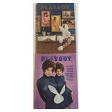 (2) Playboy Magazines