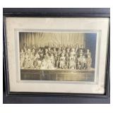 Framed Vintage Group Photo