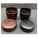 (2) Lidded Canisters