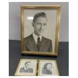 Fancy Gold Framed Vintage Photographs
