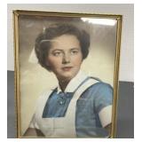 Framed Color Photo of a Woman