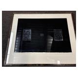 LARGE FRAMED ARTIST SIGNED ART (A/P)